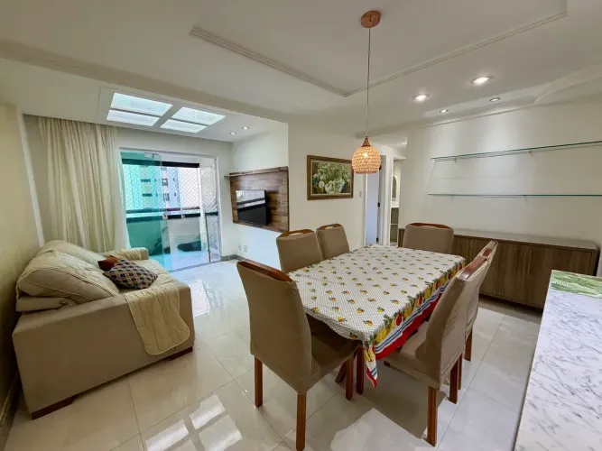 Apartamento nascente, mobiliado, 3/4, suíte, varanda, Pituba.