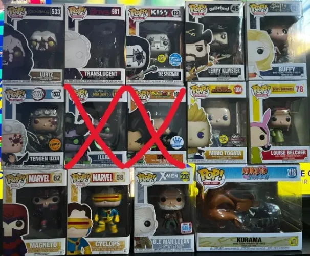 FUNKO POP VARIADOS LOTE DIVERSOS - LER DESCRIÇÃO