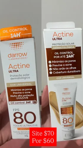 Protetor solar Actine