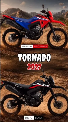 XR300L TORNADO 2027 | IPVA E EMPLACAMENTO GRÁTIS