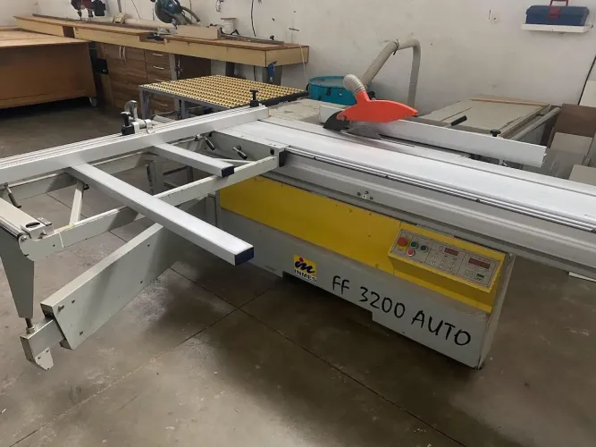Serra Esquadrejadeira de Precisão Inmes FF 3200 AUTO + Coletor de Pó Duplo WEG