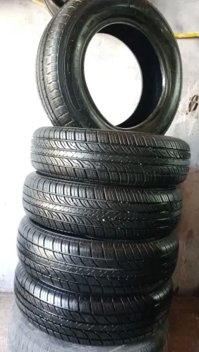5 pneu 170/70/14 já no lugar