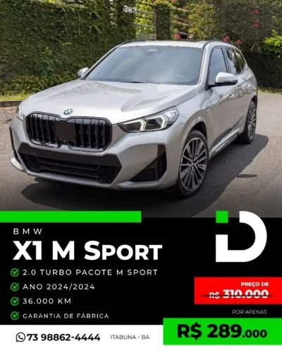 BMW X1 Sdrive 20I M Sport 2.0 TB Aut. 2024