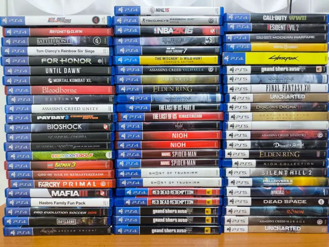 Lote de 70 Jogos PS4 e PS5 - Faço Envio - Aceito Cartão até 18x