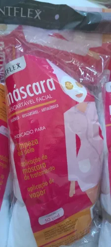 Máscara Facial Limpeza Pele NTFlex c/50 Unidades/ Profissionais e Revenda