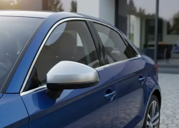 Capa Retrovisor Audi A3 S3 RS3 8V 2014 a 2021 Prata Fosco