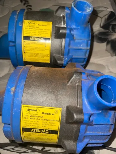 PARA OLX 2 Bombas Syllent Mundial MB63 1/3 CV 220V - NOVAS