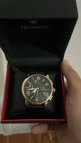 Relógio Orient preto com dourado, original