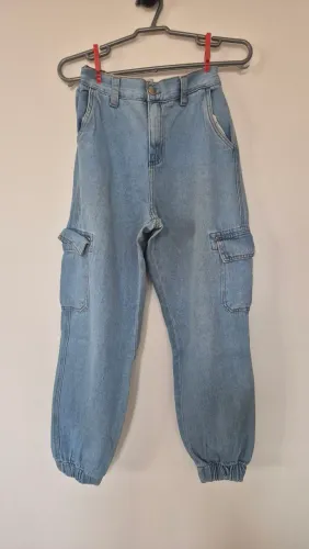 Calça jogger jeans 36 (veste 38 tb)