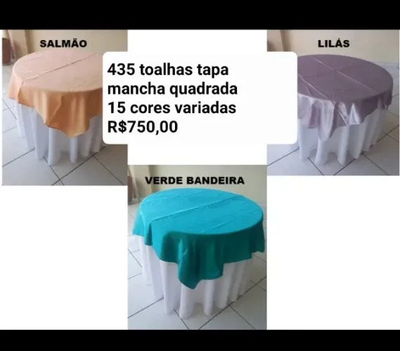 Toalhas de mesa para festa