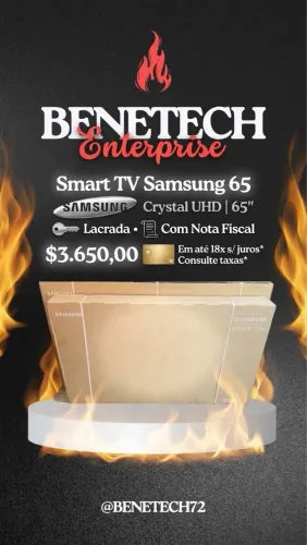 Samsung Tv 65 (Lacrada)