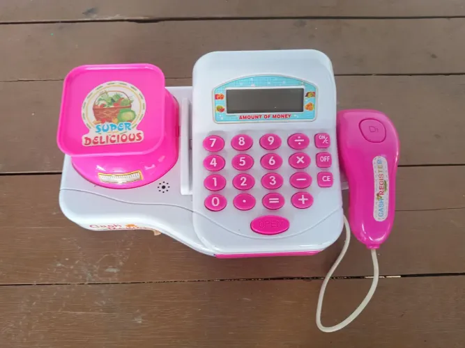 Brinquedo de Caixa de comprar eletrônico