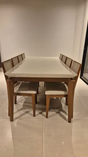 Cadeiras de jantar imbuía maciça