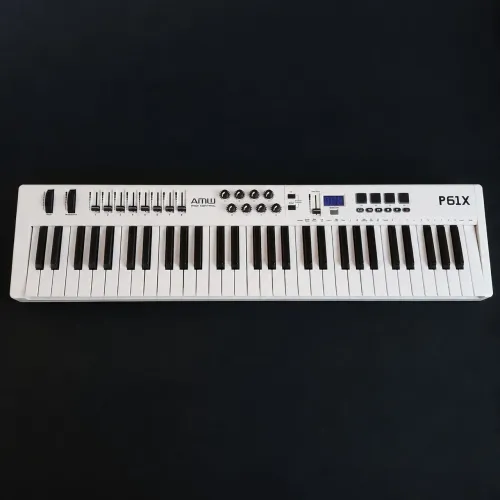 Teclado controlador midi amw P61X