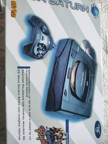 Sega Saturn com sarro 120 jogos