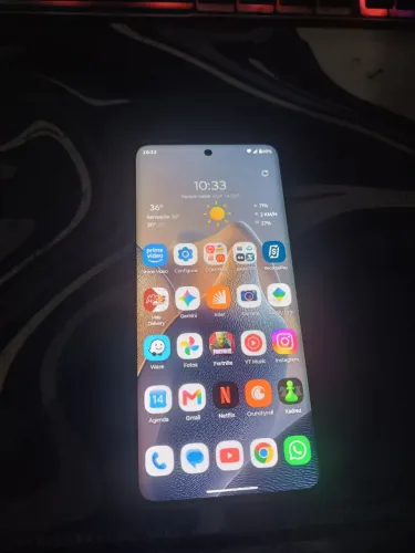 MOTO EDGE 60 FUSION 256 GB CINZA USADO 1 ANO DE USO SEM CAIXA - TEM QUE BUSCAR
