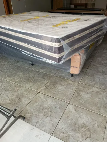 Conjunto Box casal mola ensacada/espuma D-65
