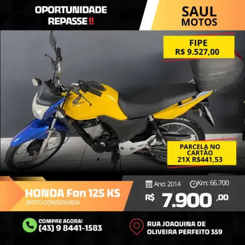 HONDA FAN 125 KS - 2014