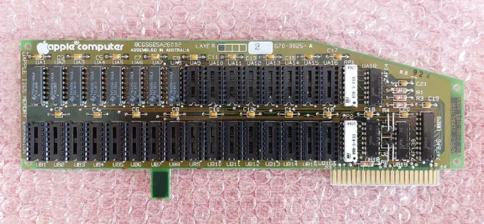 Expansão De Memória de 256KB de Ram p/ Computador APPLE IIGS ( 2GS / ][GS )- Testada / OK!