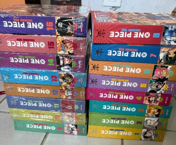 One Piece 3 em 1, volumes 1 a 16