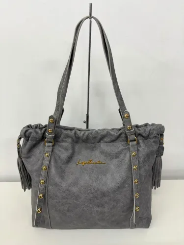 Bolsa Luiza Barcelos couro grande