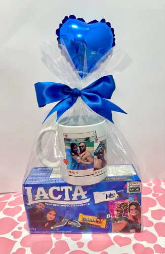 Caixa de bombom + caneca dia dos namorados