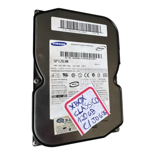 HD IDE 120GB para XBOX Clássico + Aladin original + hd original