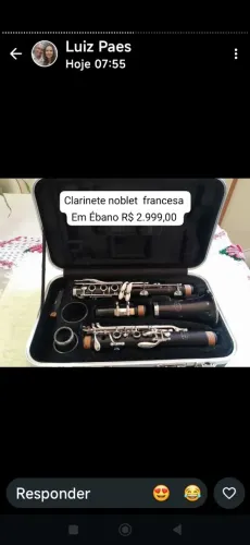 Clarinete noblet Francesa