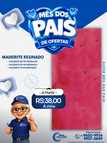 Promoção Madeirite Resinado
