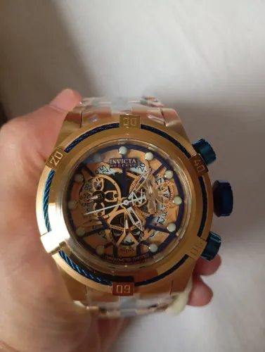 Relógio invicta Bolt Zeus skeleton linha Premium AAA+