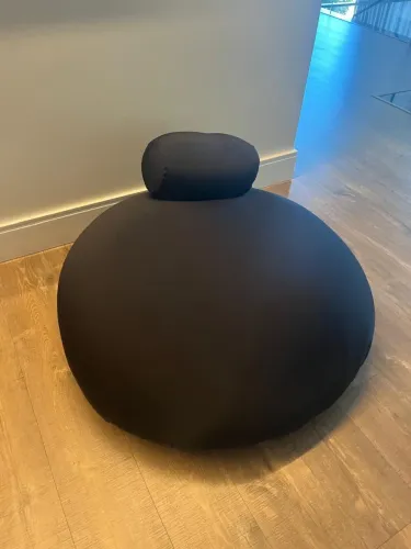 Puff Ergo Com Enconsto Preto Sem Capa