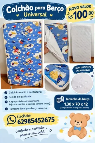 COLCHÃO PARA BERÇO