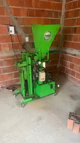 Fábrica completa de tijolos ecológicos e pré moldados 