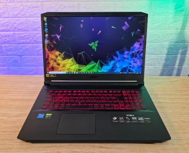 Notebook Gamer Nitro 5, Tela 17,3 144Hz, i5 11400H, GTX 1650 4GB, 16GB RAM, SSD NVMe 256GB