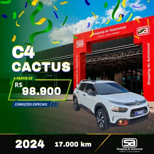 Citroen C4 Cactus Feel Pack 1.6 16V Flex AUT 2024