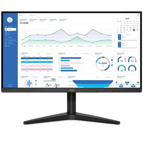 Monitor AOC B1 21.5" LED 6,5ms 75Hz FHD LowBlue Mode/FlickerFree VGA/HDMI, 22B1HM5