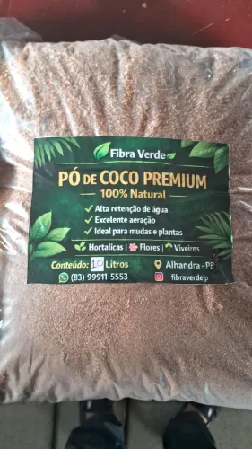 Fibra e po de coco