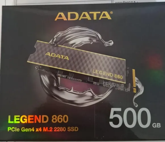 SSD NVME M.2 ADATA 500 GB NOVO LACRADO