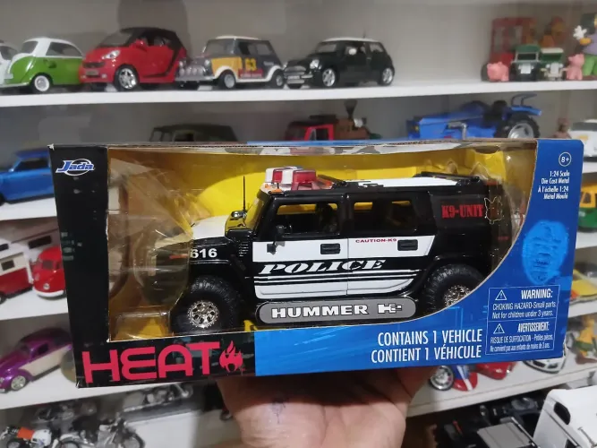 Miniatura hummer polícia jada 1/24