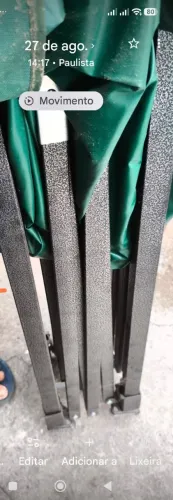 tenda articulada verde