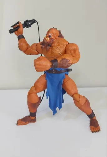 Action Figure Beast Man - Homem Fera Masterverse Revelation Motu He-man 18cm