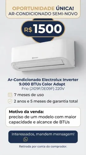 Ar condicionado - NOVO