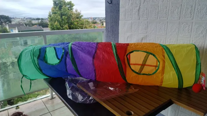 Túnel de brinquedo pet