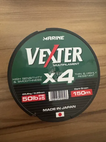 Linha de Pesca Multifilamento Marine Vexter 4x 150m