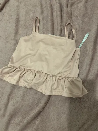 Top de babado com glitter