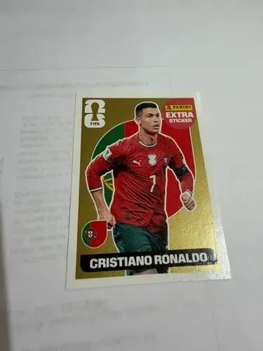 Cristiano Ronaldo ouro 2026 Figurinha extra