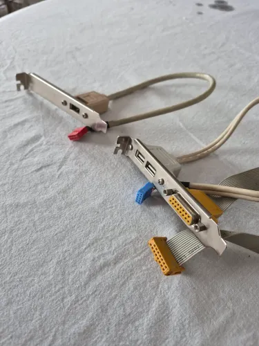 Lote Acessórios PC Antigo ? FireWire IEEE 1394 + 2 USB e Paralela<br>