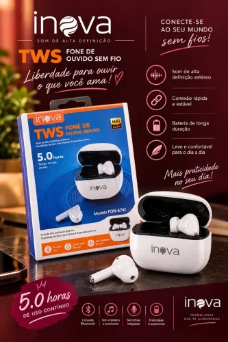 Fone de ouvido NOVO