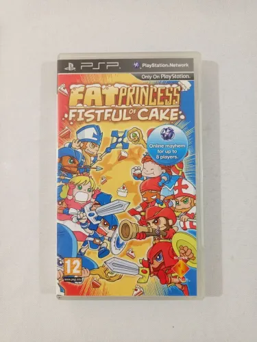 Jogo Fat Princess Fistful Of Cake Psp Original Com Encarte