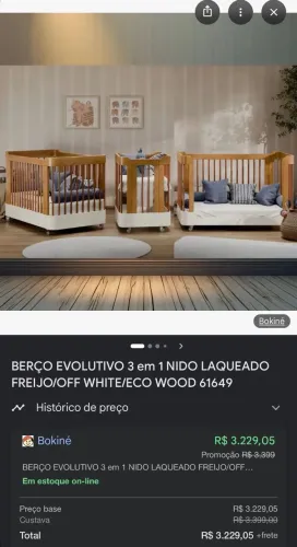 BERÇO 3 em 1